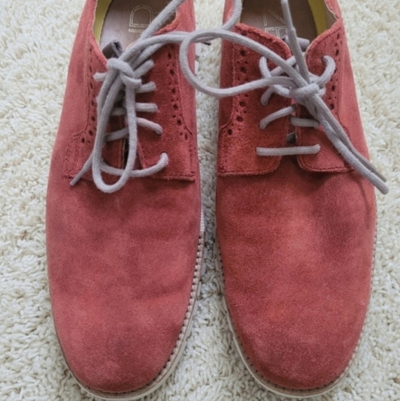 Cole Haan ZeroGrand Rust Orange Suede Lace Up Sneaker Oxfords 8.5M main image 7